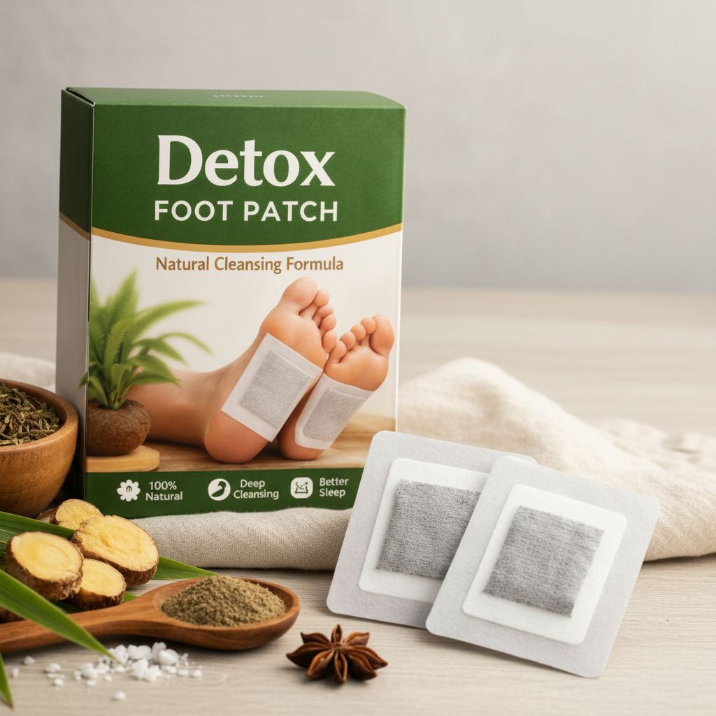 Patch Détox Pieds Kinoki Naturel – 10 Patchs pour Bien-Être et Sommeil