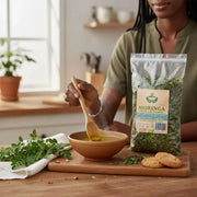 Feuille de moringa séchée bio du Sénégal 50g – Super-aliment naturel