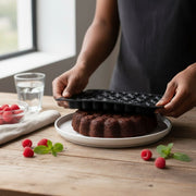 Moule à dessert en silicone framboise noir