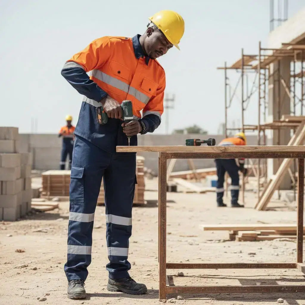 Tenue de travail haute visibilité homme – vêtement professionnel sécurité chantier