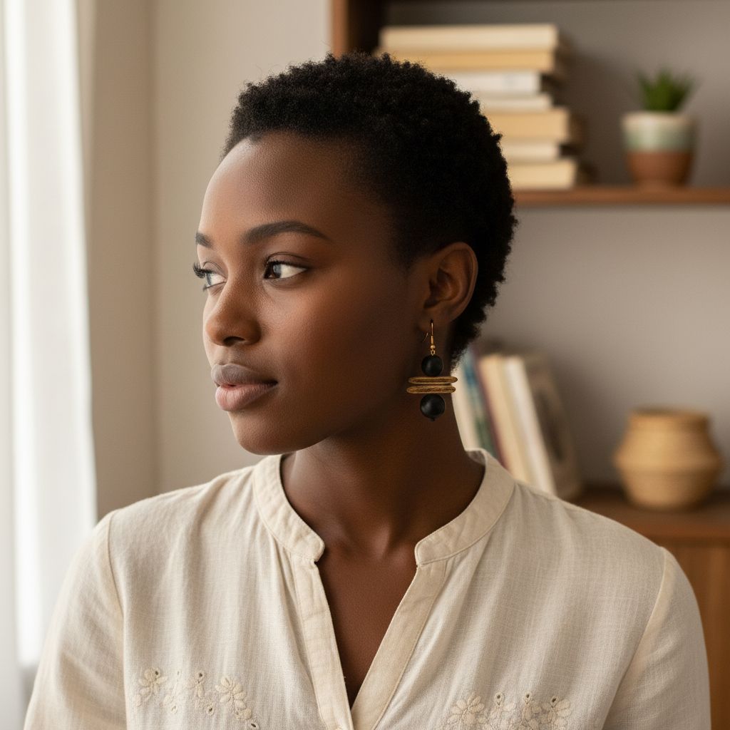 Boucles d’oreilles graines naturelles artisanales, chic et légères femme