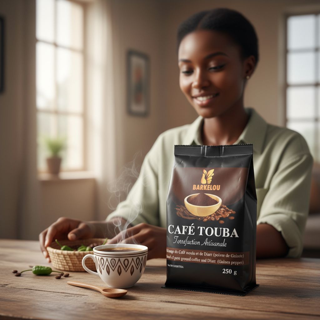 Café Touba Barkelou 250g – Café sénégalais authentique et épicé artisanal