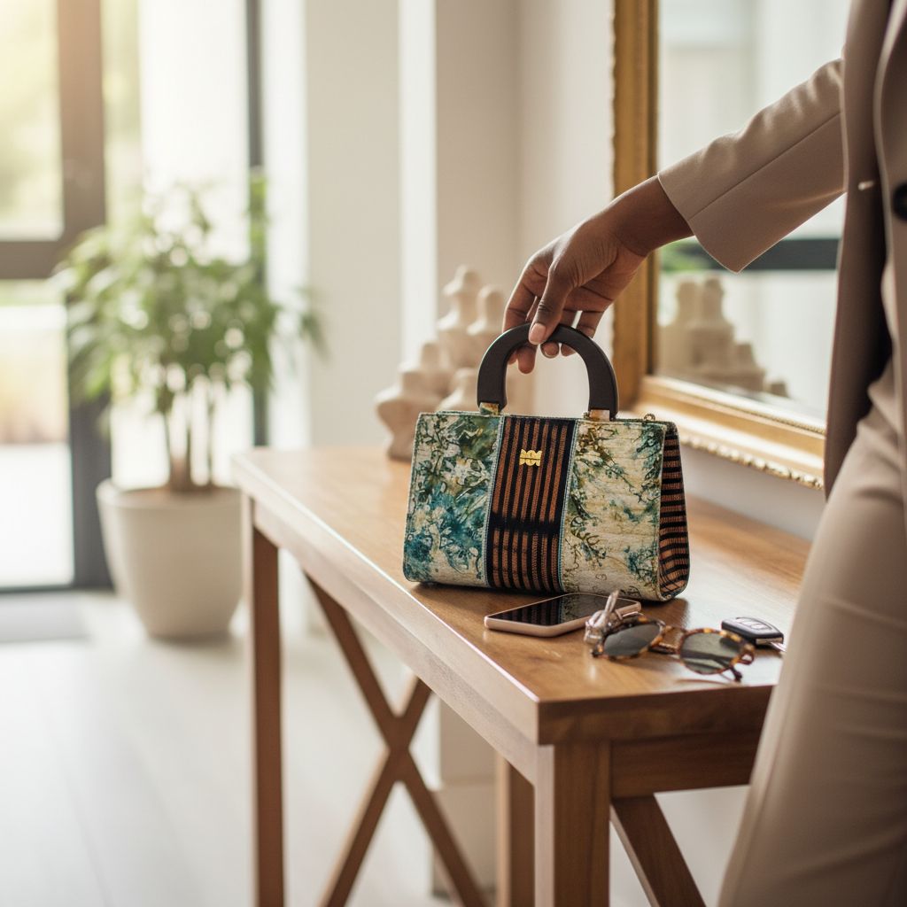 Sac à main cuir femme multicolore Baoulé