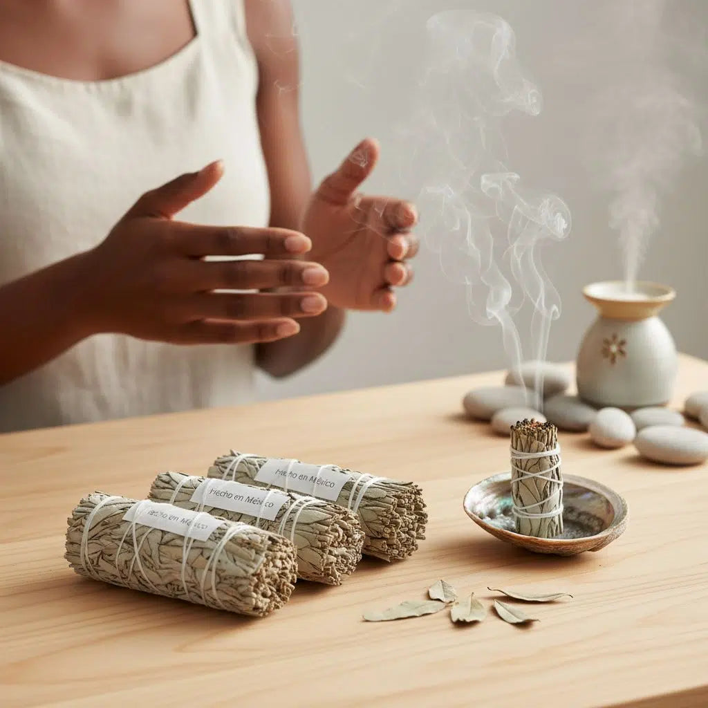 Lot de 4 bâtons de sauge blanche