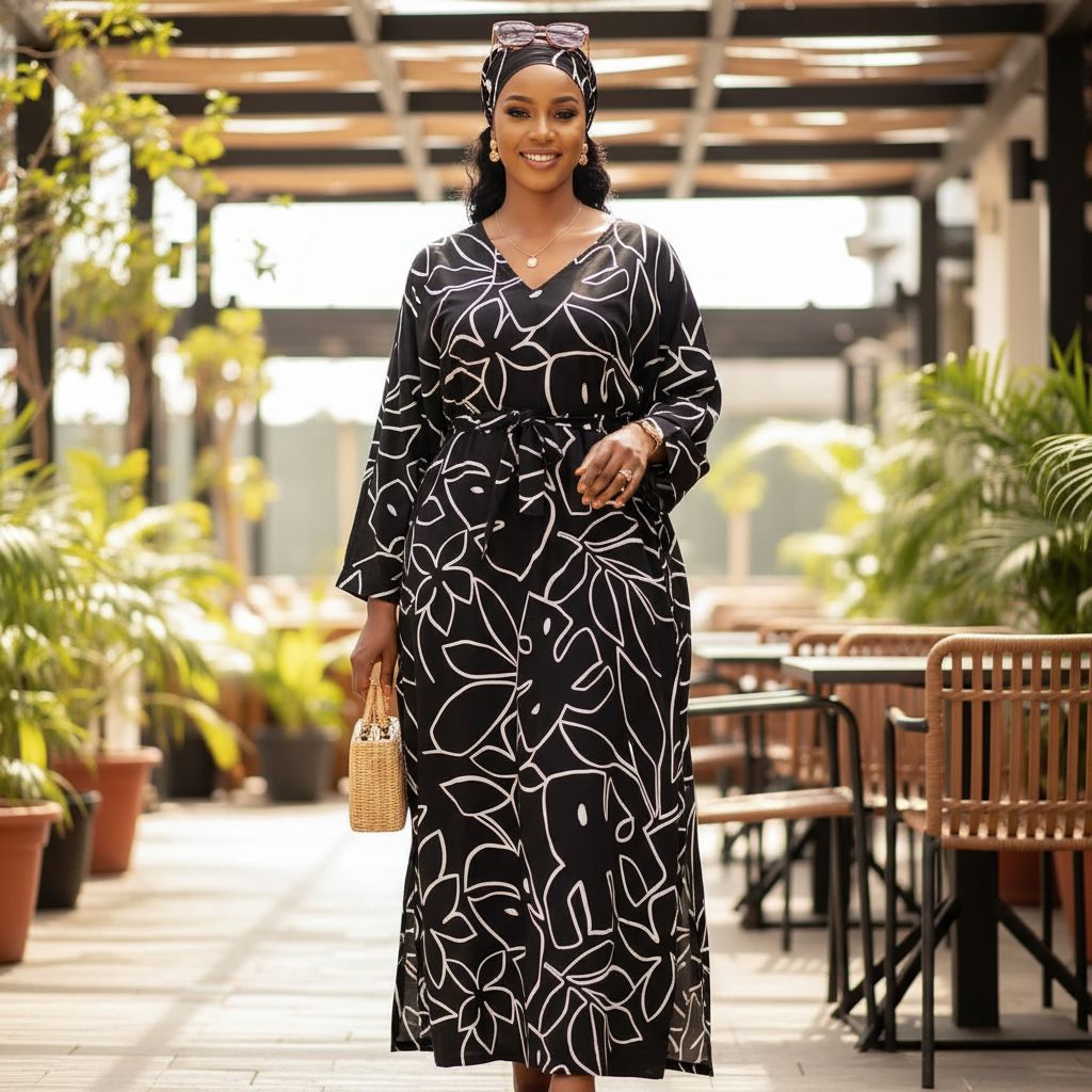 Tunique femme élégante fluide satinée col V rouge grande taille XL XXL