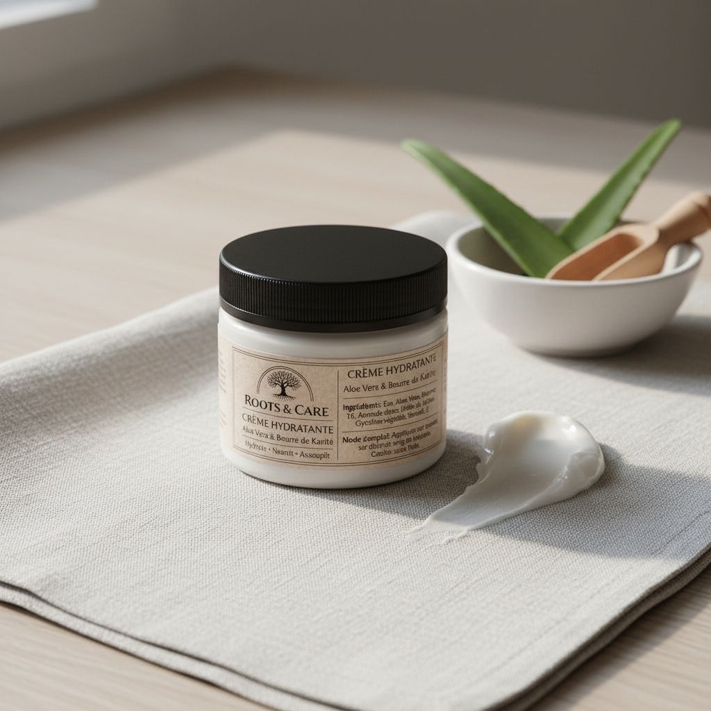 Crème hydratante naturelle visage et cheveux aloe vera et karité 200ml