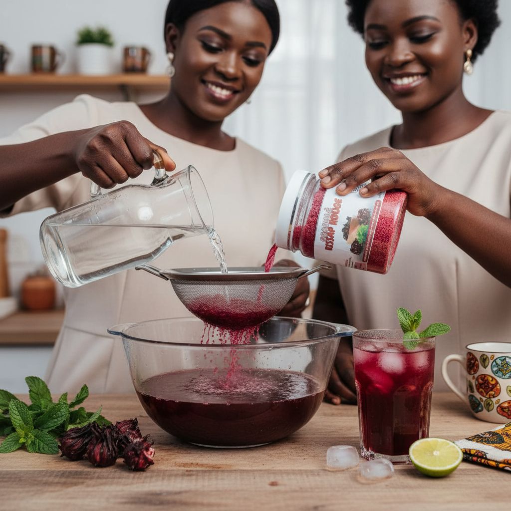 Granulé bissap rouge 500g – Hibiscus alimentaire artisanal, goût exotique