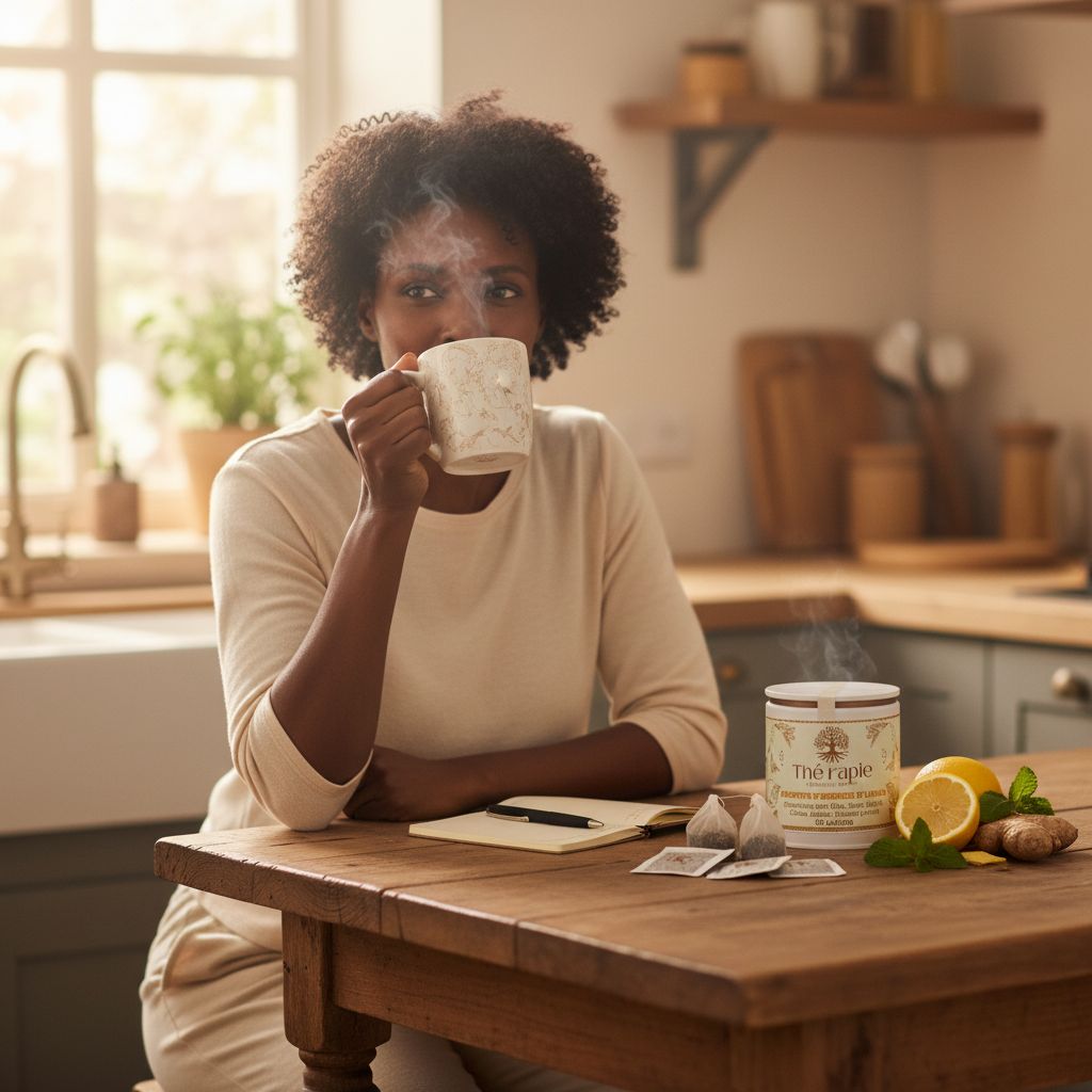 Booster énergie naturel : thé gingembre maca, vitalité et libido, 146g