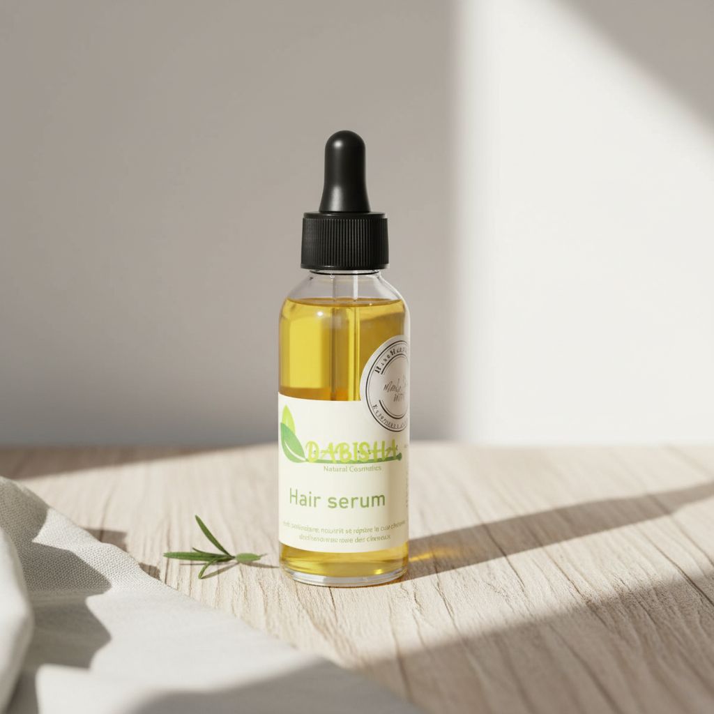 Sérum capillaire naturel Dabisha 100g – Soin cheveux bio à l’huile de ricin