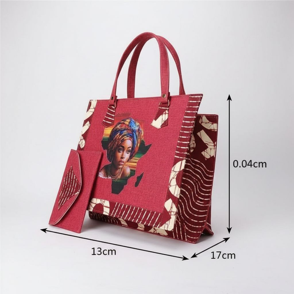 Sac à main femme ethnique africain, tissu coloré, élégant et grande capacité
