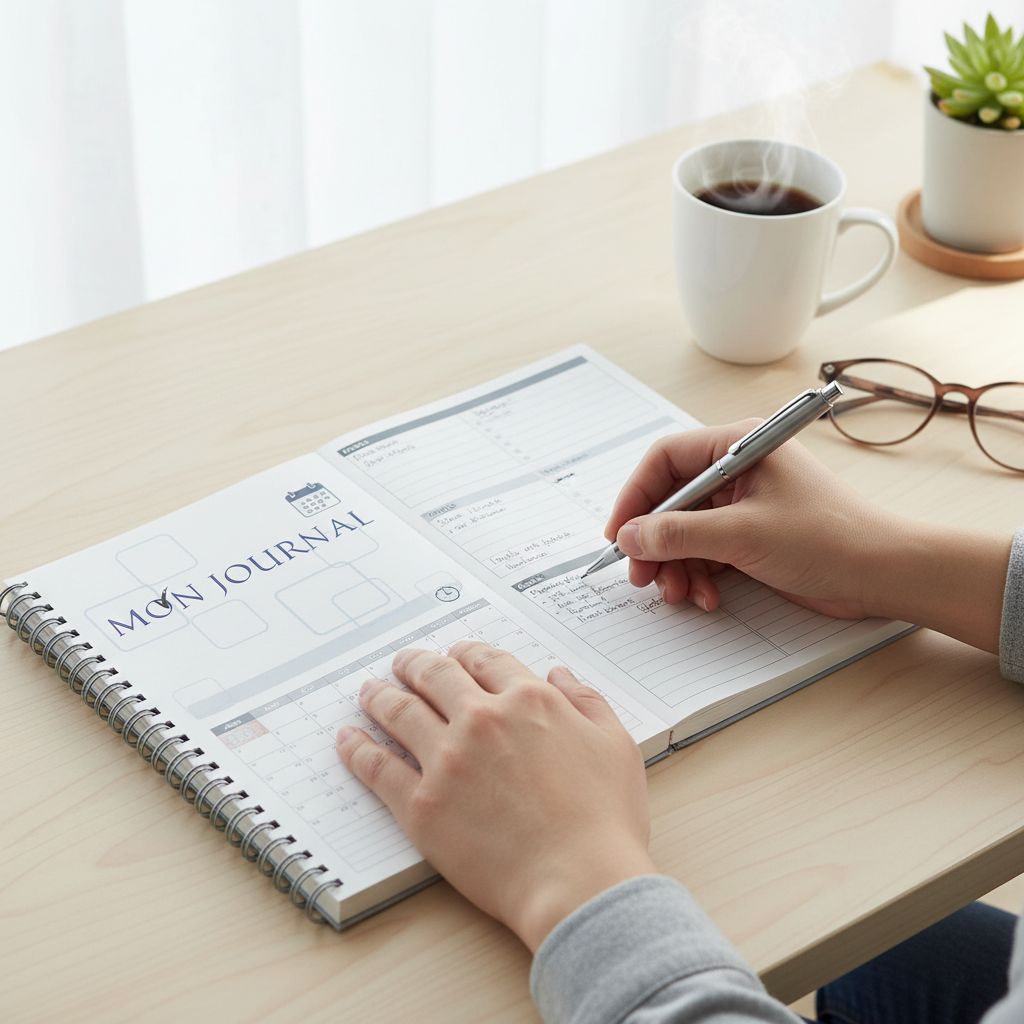 carnet d'organisation élégant pour une productivité maximale