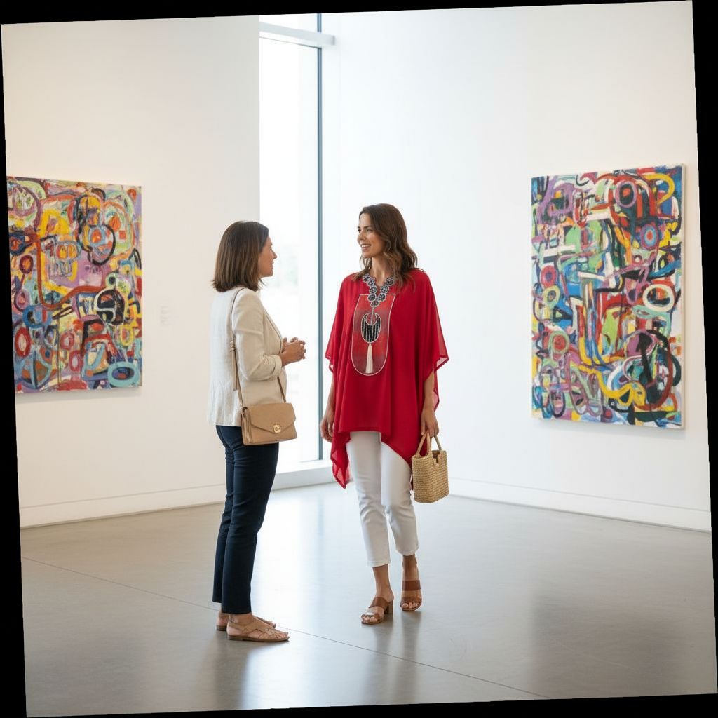 Tunique femme bohème patchwork chic rouge – Haut pagne fait main artisanal