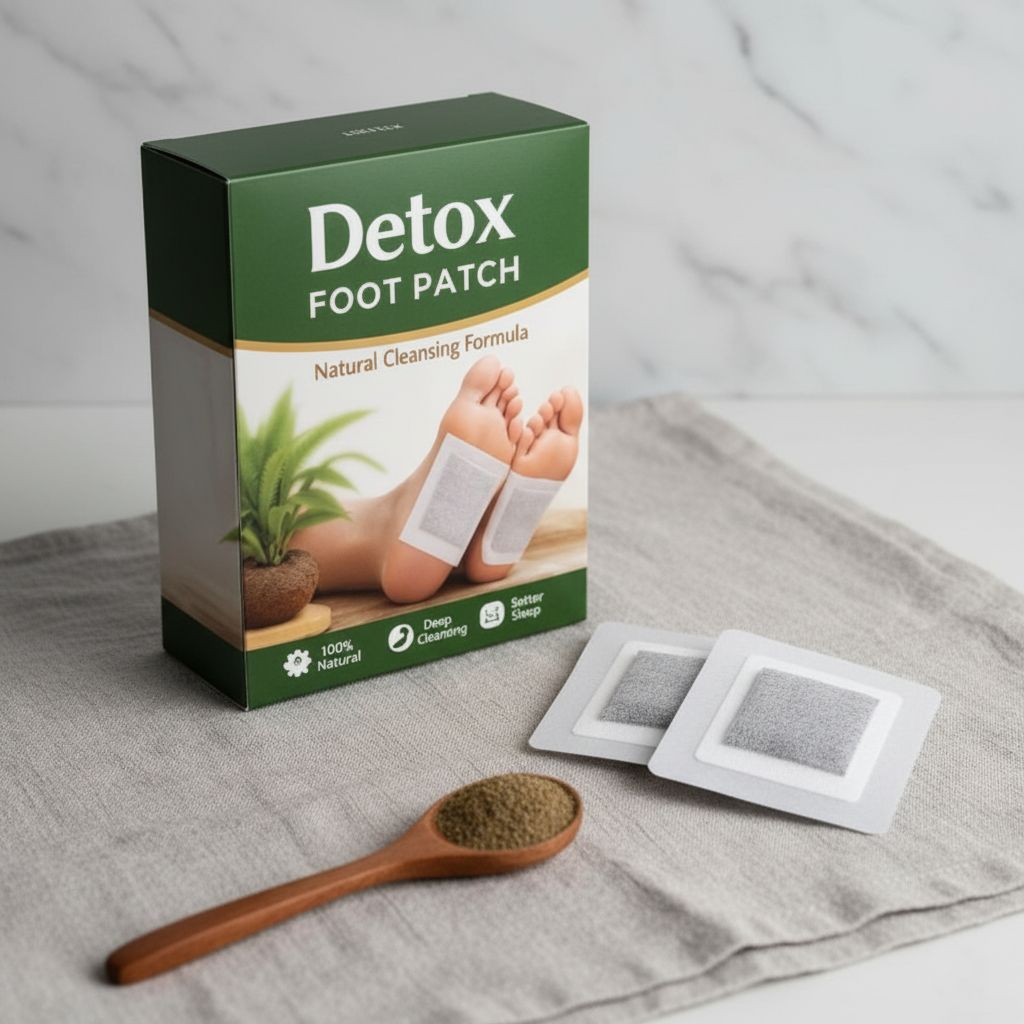 Patch Détox Pieds Kinoki Naturel – 10 Patchs pour Bien-Être et Sommeil
