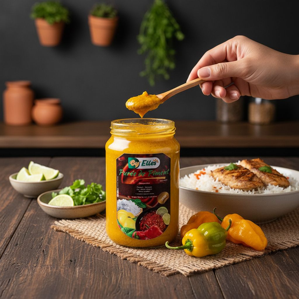 Purée de piment artisanale premium By Elles – Naturelle, locale et longue conservation