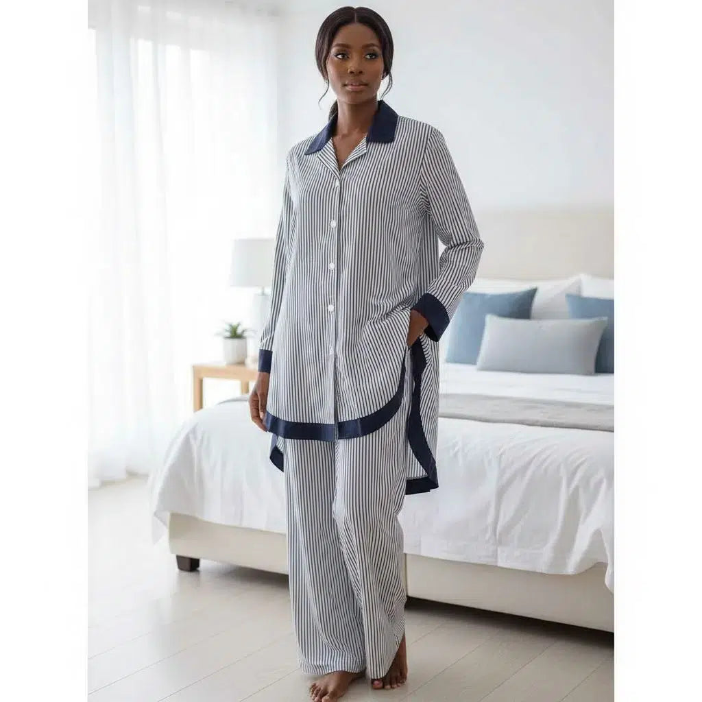 Ensemble rayé chic confortable