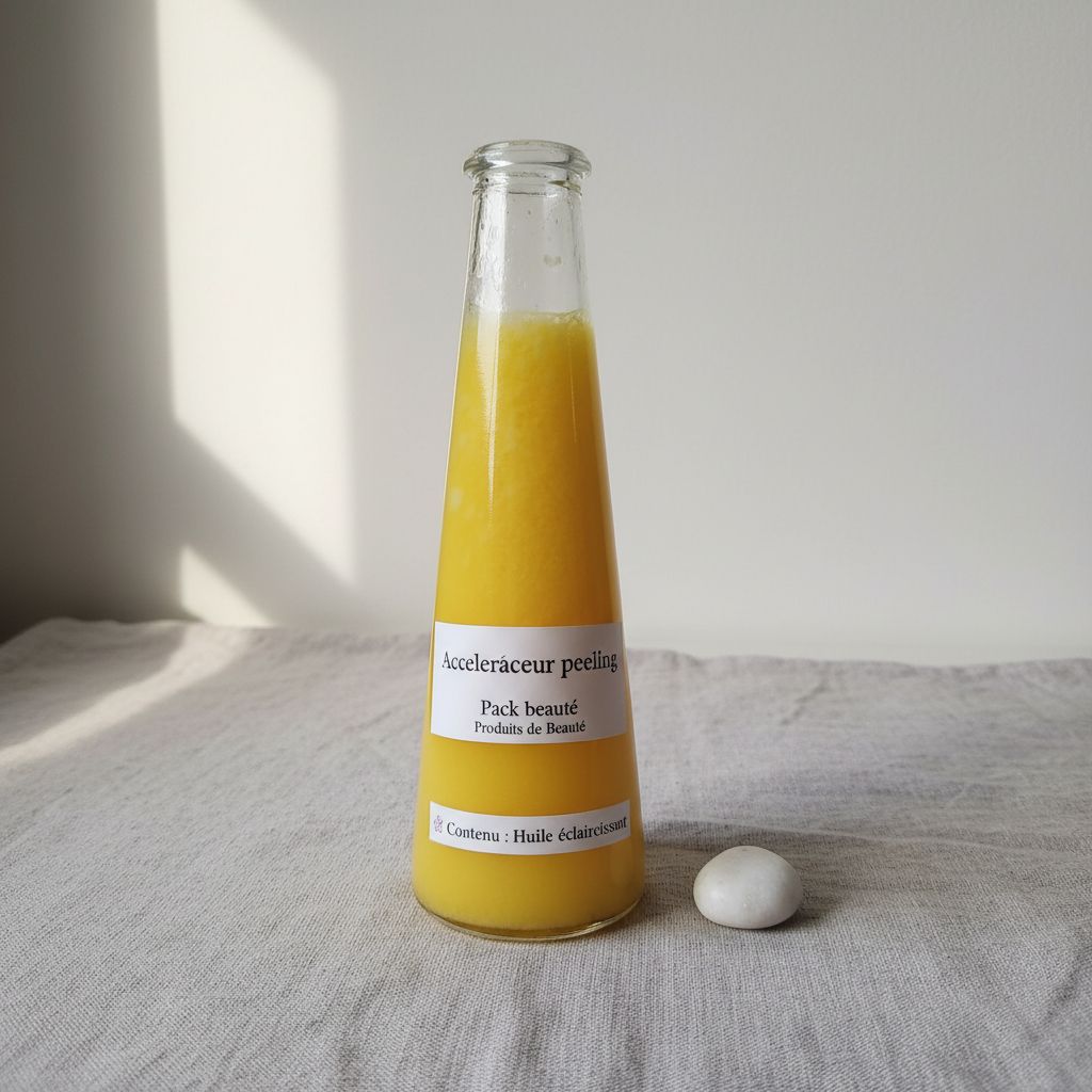 Accélérateur Peeling Visage – Huile Éclaircissante Naturelle Soin Éclat