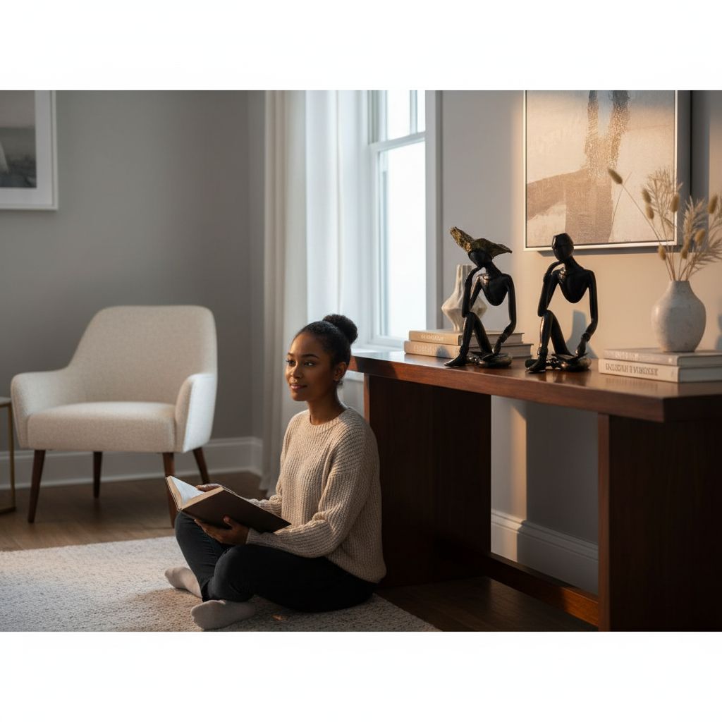 Paire de statue décorative en bronze noir