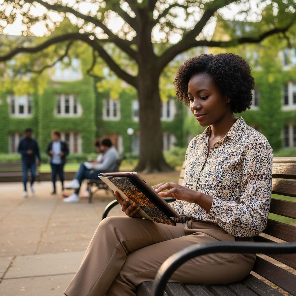 Cartable pour tablette élégant en wax et similicuir motif panthère beige
