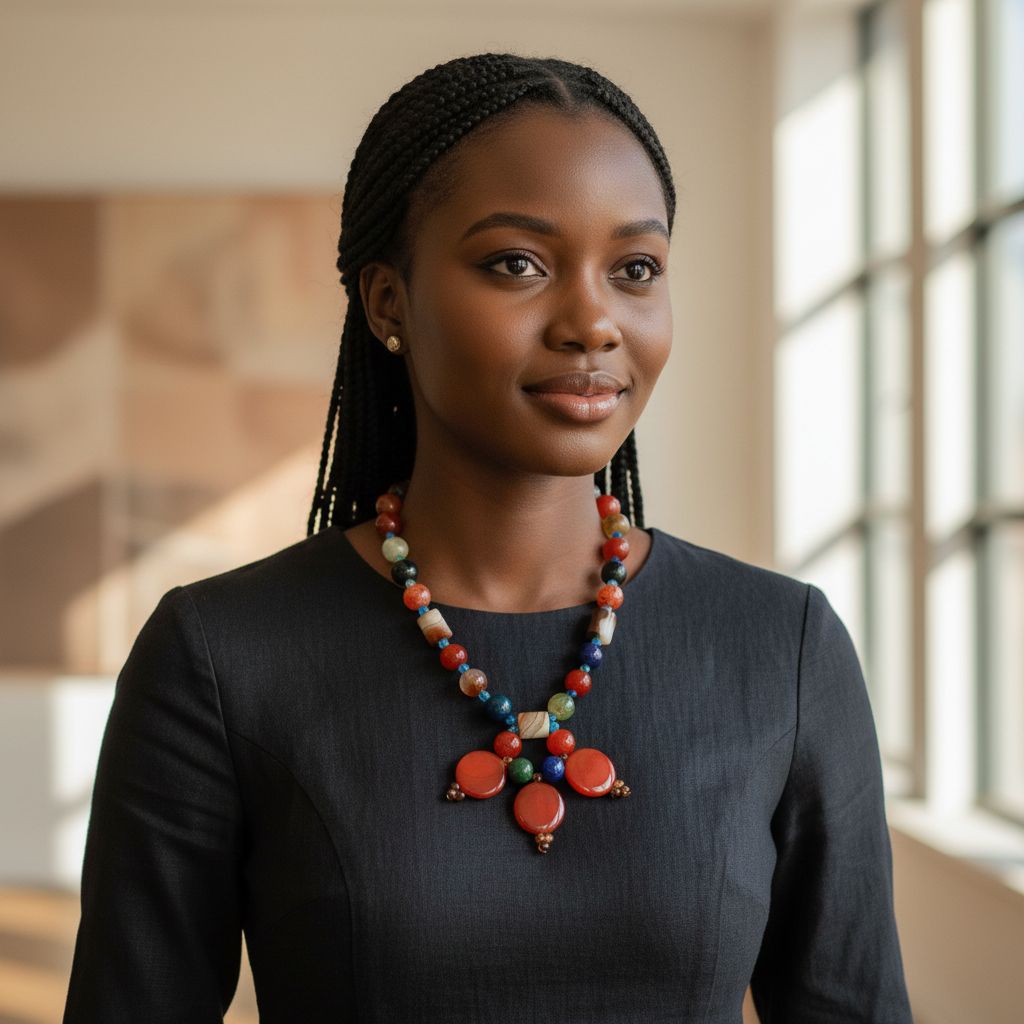 Collier bohème chic multicolore femme, perles naturelles, style ethnique