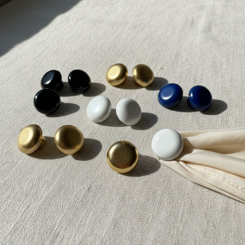 Bouton pression décoratif magnétique, accessoire cheveux et vêtement chic