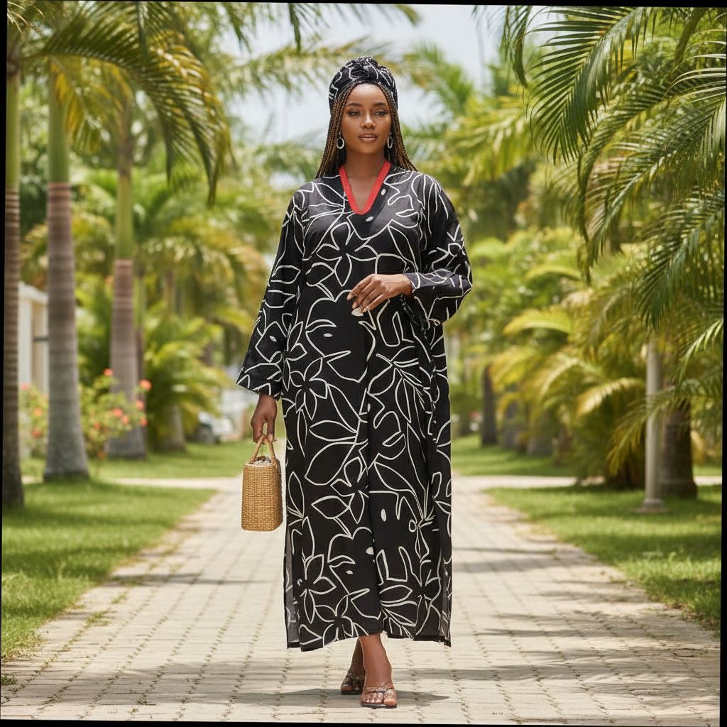 Tunique femme élégante fluide satinée col V rouge grande taille XL XXL