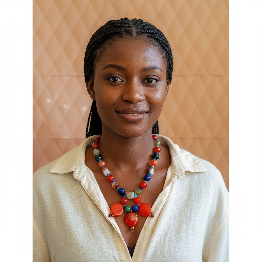 Collier bohème chic multicolore femme, perles naturelles, style ethnique