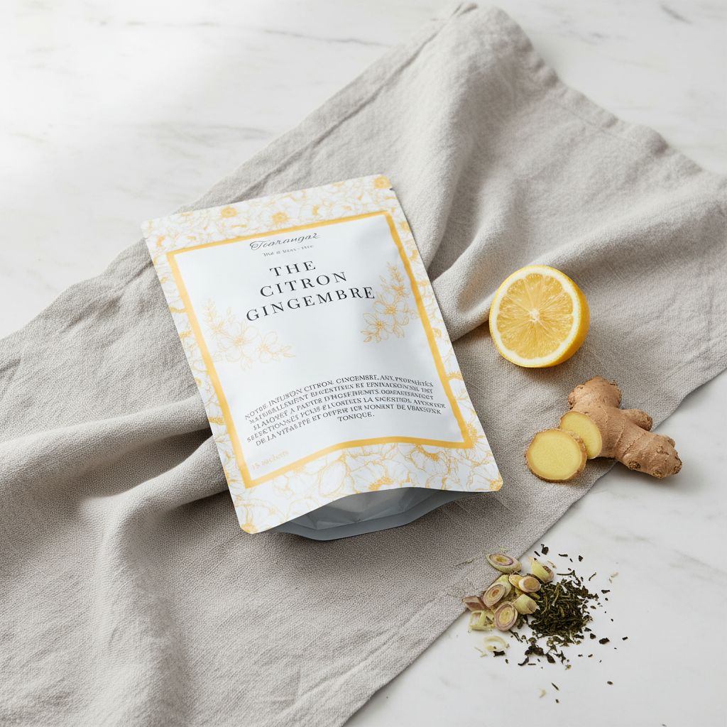 Thé citron gingembre Tearanga – infusion bien-être, digestion et détox naturelle