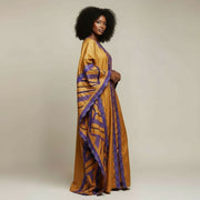 Grand boubou geztner avec broderie brodee et garnitures