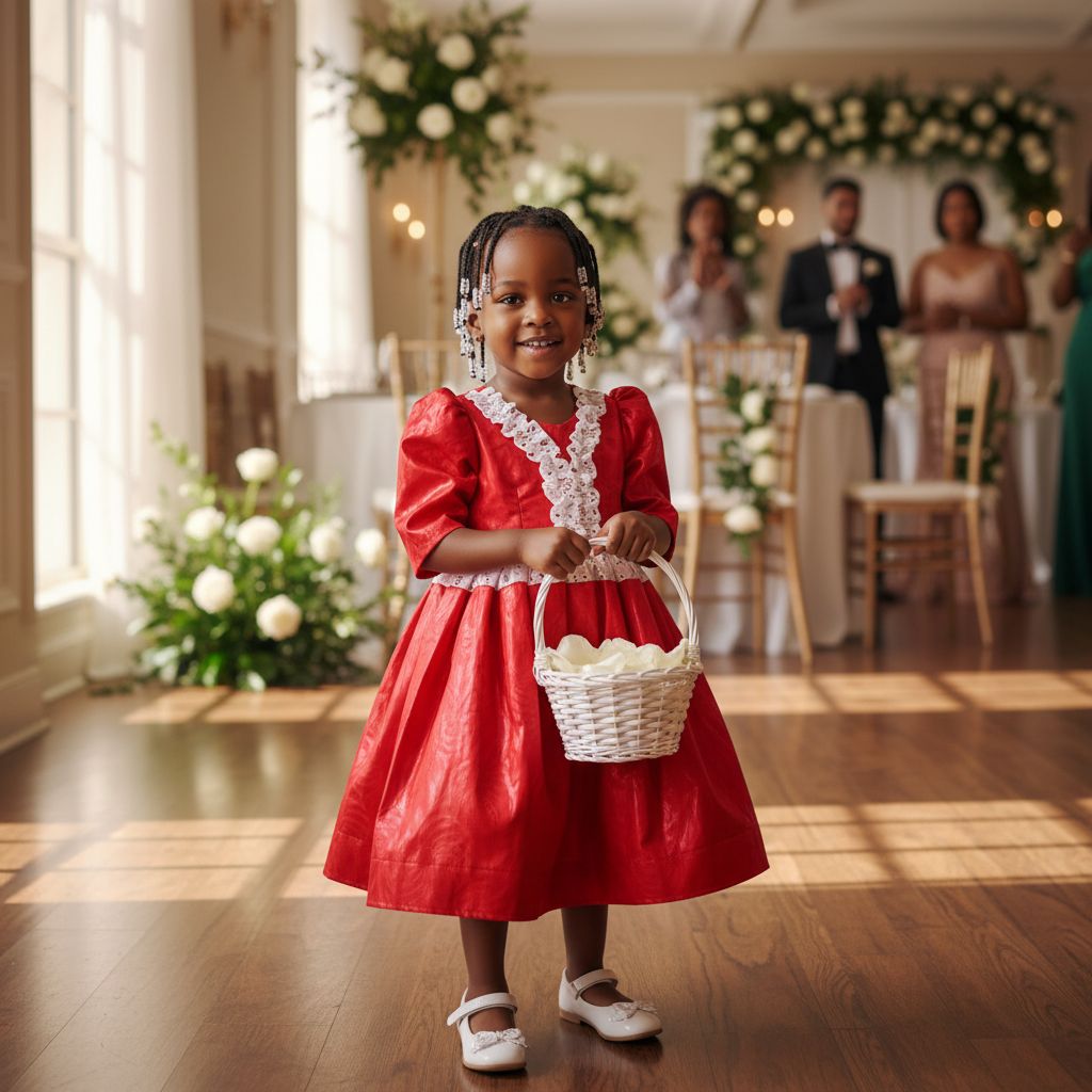 Robe cérémonie fille 2 ans rouge