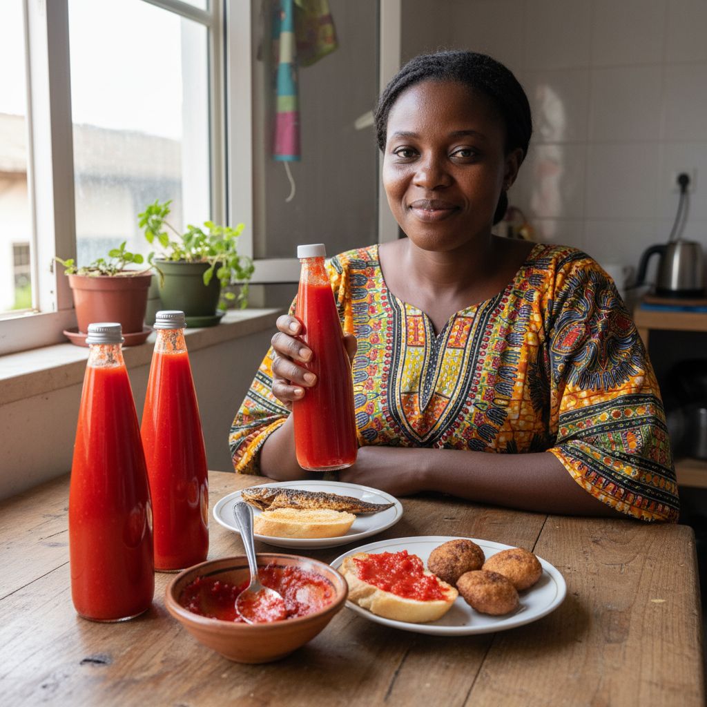 Purée de piment artisanale 1L – Sauce piquante maison, condiment naturel