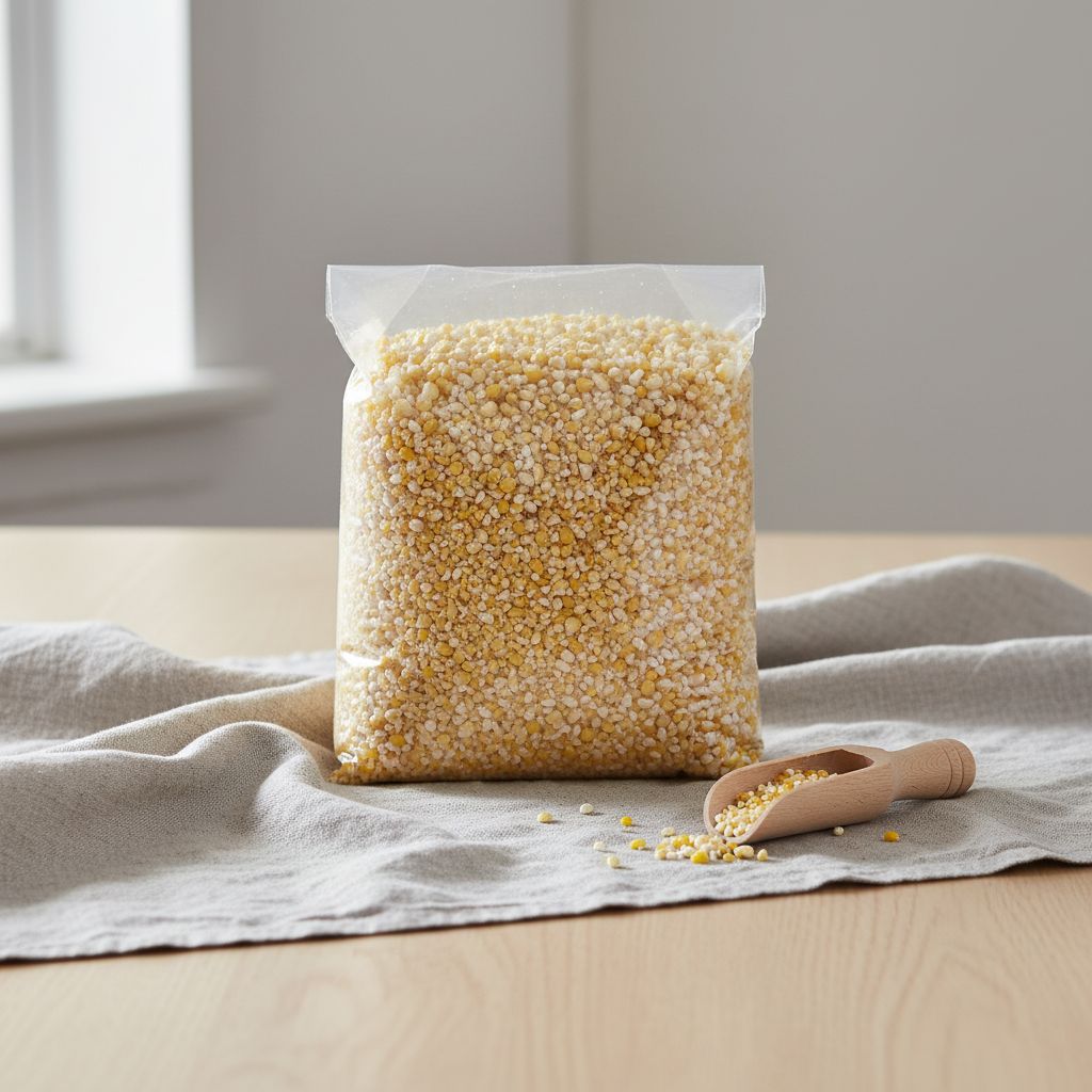Brisure de maïs 1kg bio en sachet hermétique – ingrédient naturel et sain