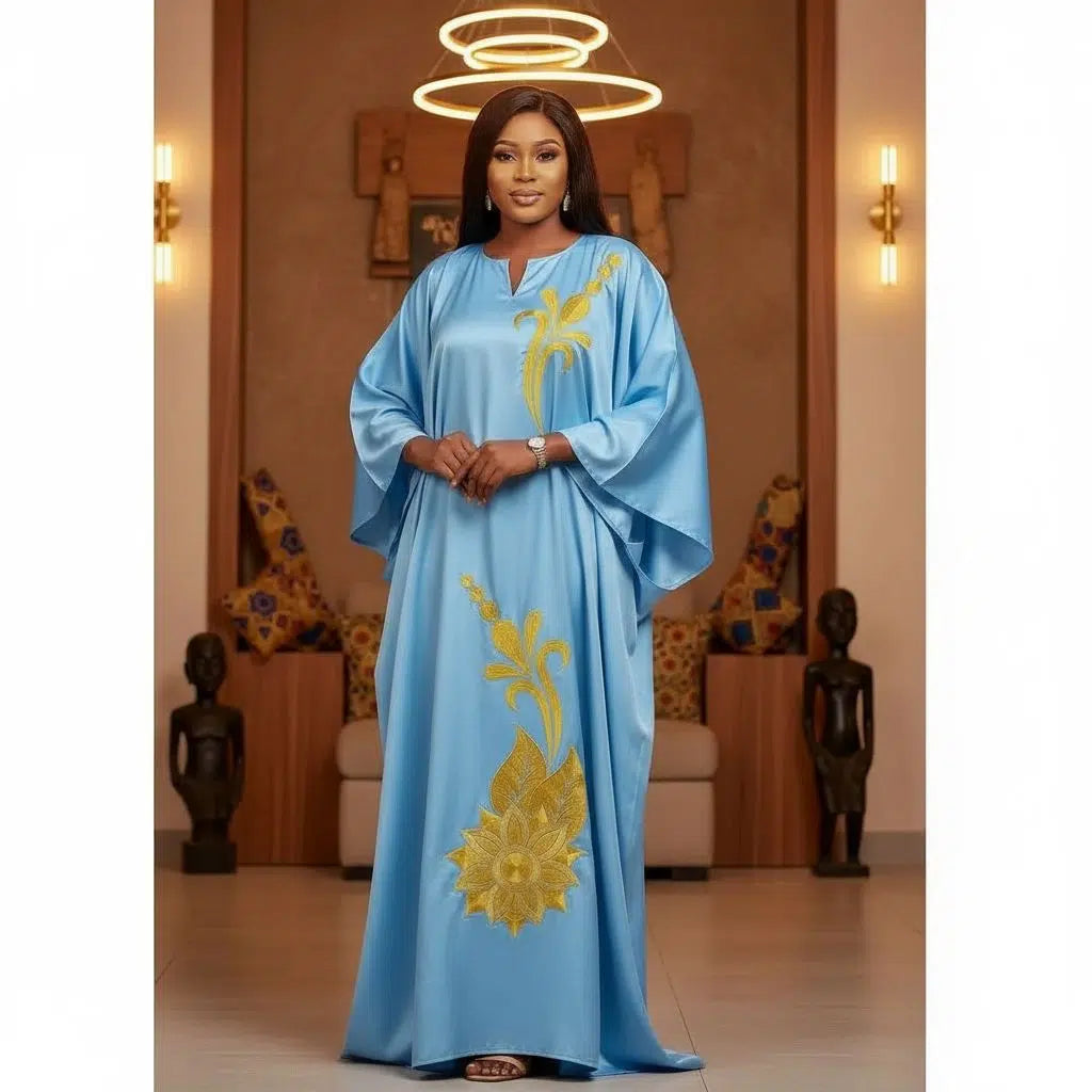 robe de cérémonie femme bleu AGHATA