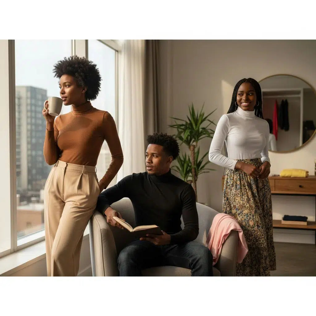 Body col roulé femme coton, manches longues, couleurs variées, toutes tailles