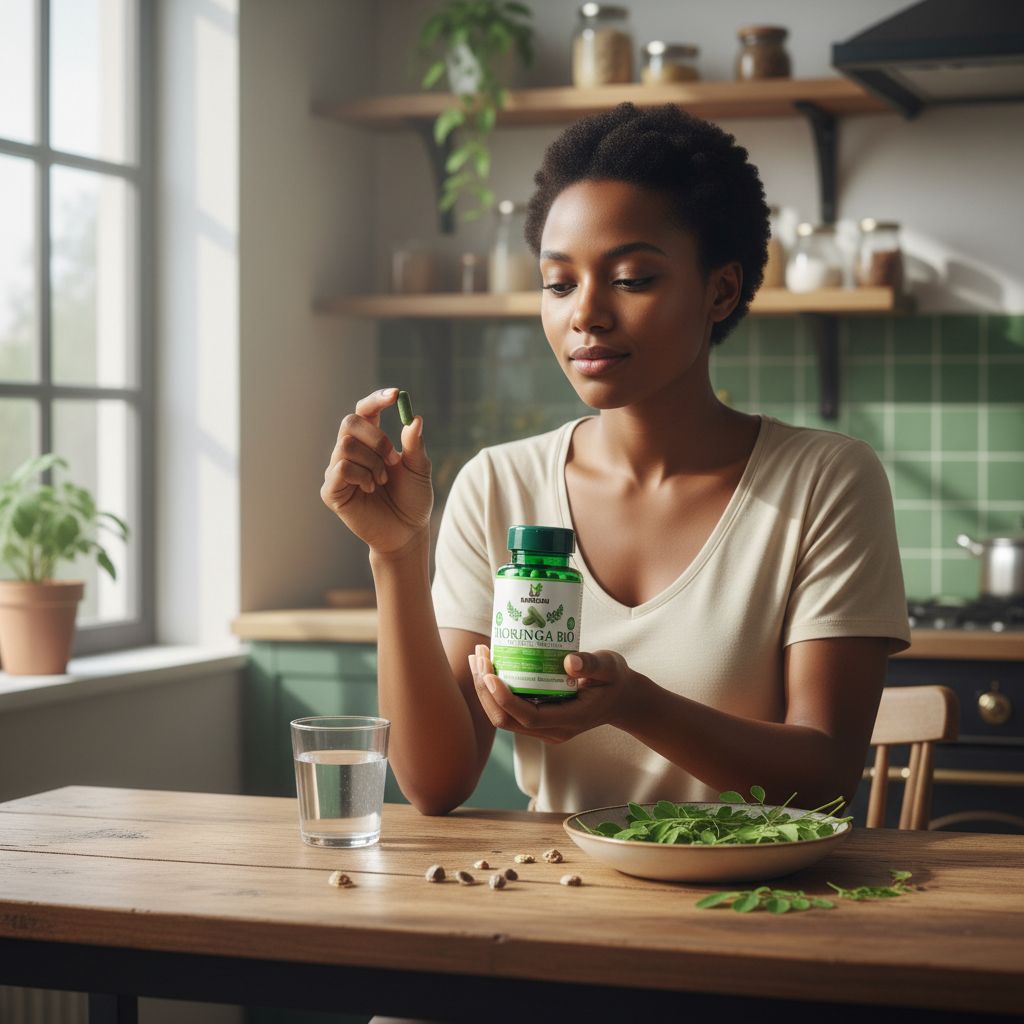 Gélule moringa bio – Complément naturel bienfaits santé et immunité