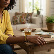 Bracelet macramé fait main vert jaune rouge, bijou artisanal sénégalais