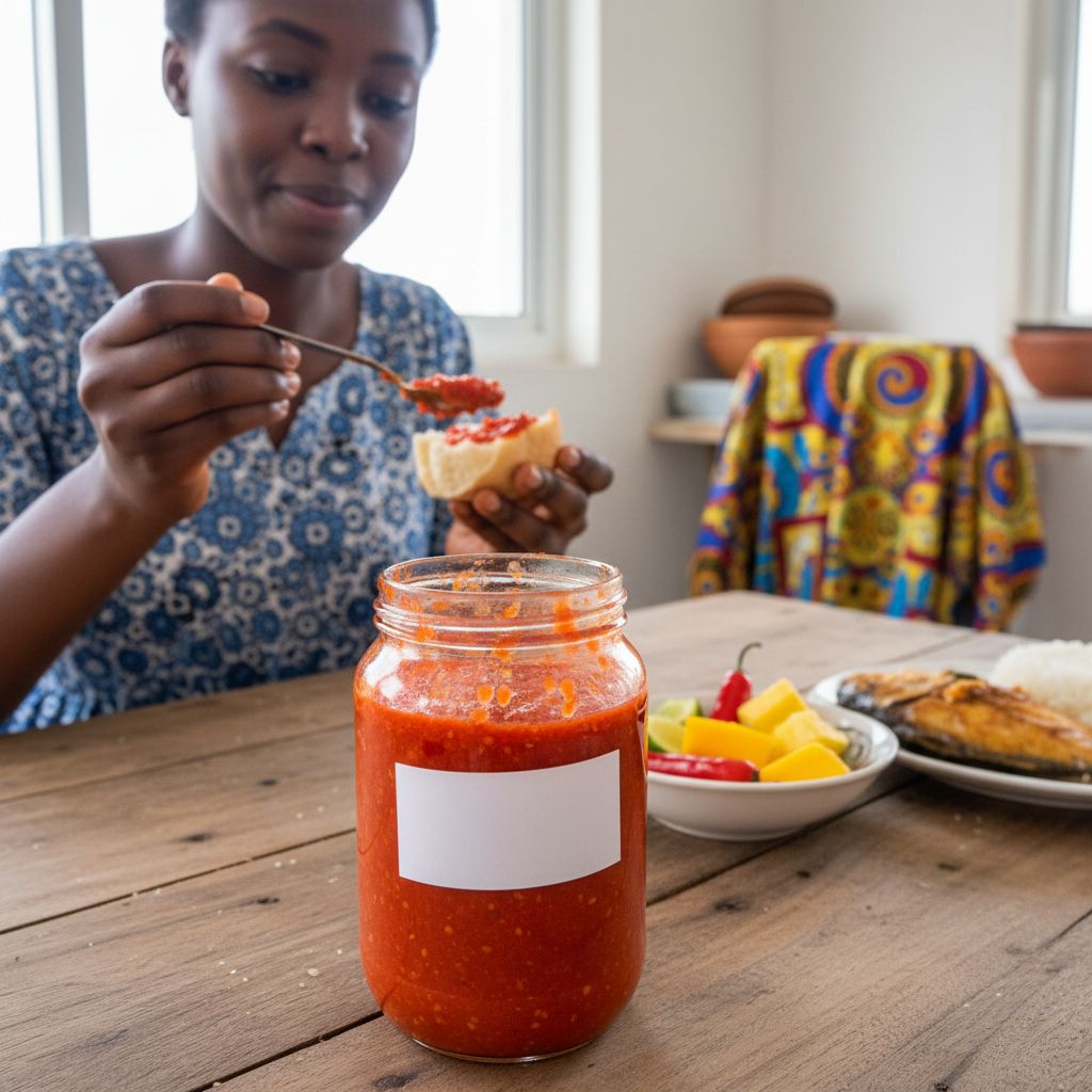 Purée de piment artisanale 1L – Sauce piquante maison, condiment naturel
