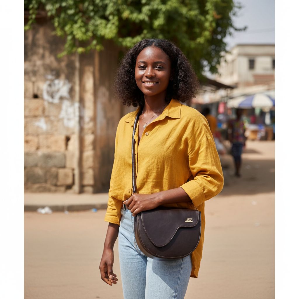 Sac à main en cuir noir Jolie – élégant, chic et détails dorés femme