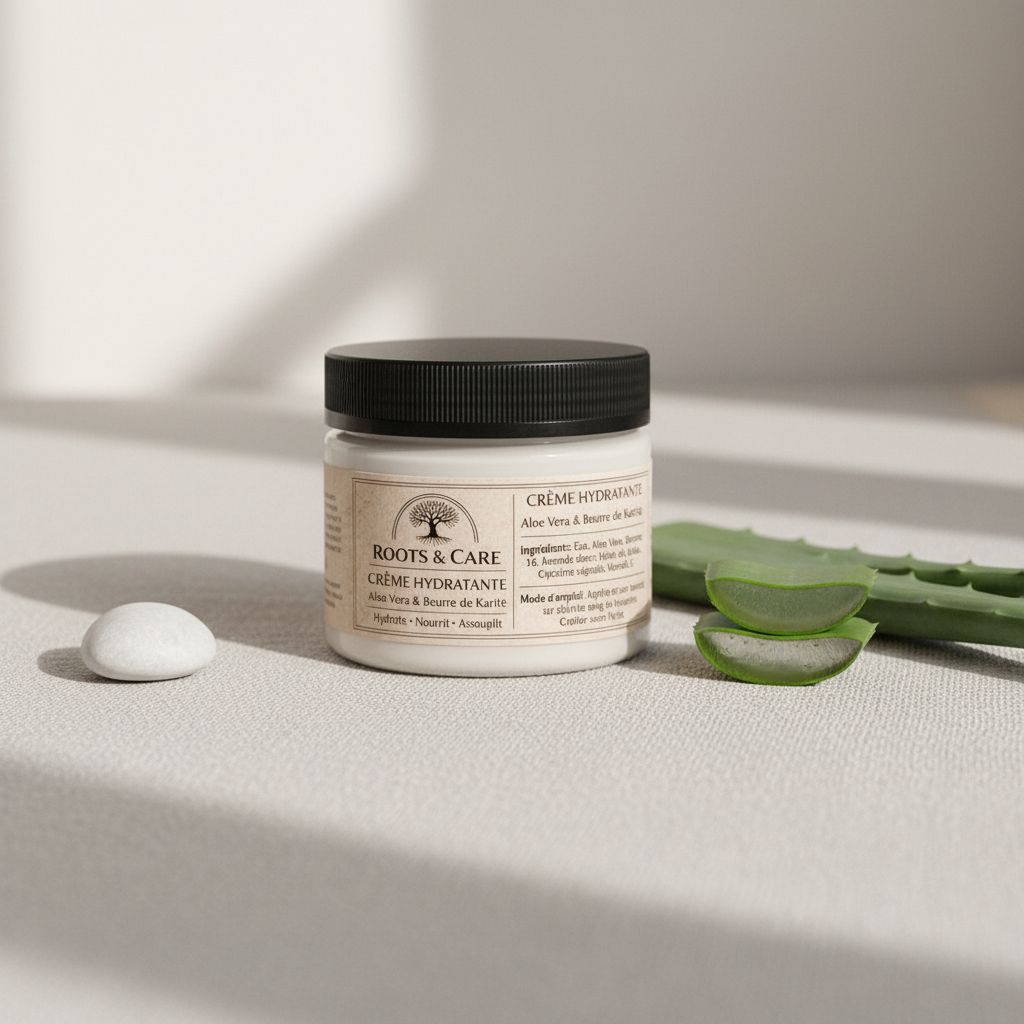 Crème hydratante naturelle visage et cheveux aloe vera et karité 200ml