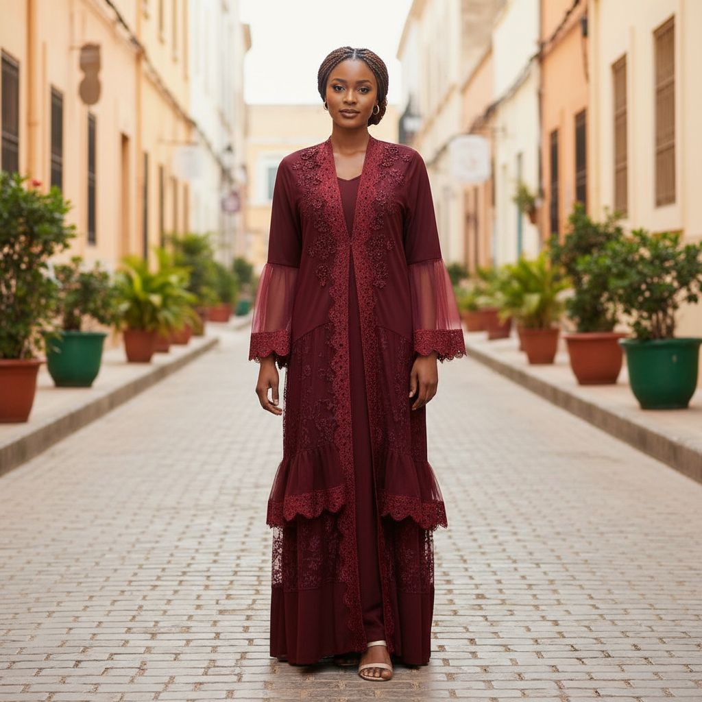 Robe femme en lycra et dentelle avec garnitures
