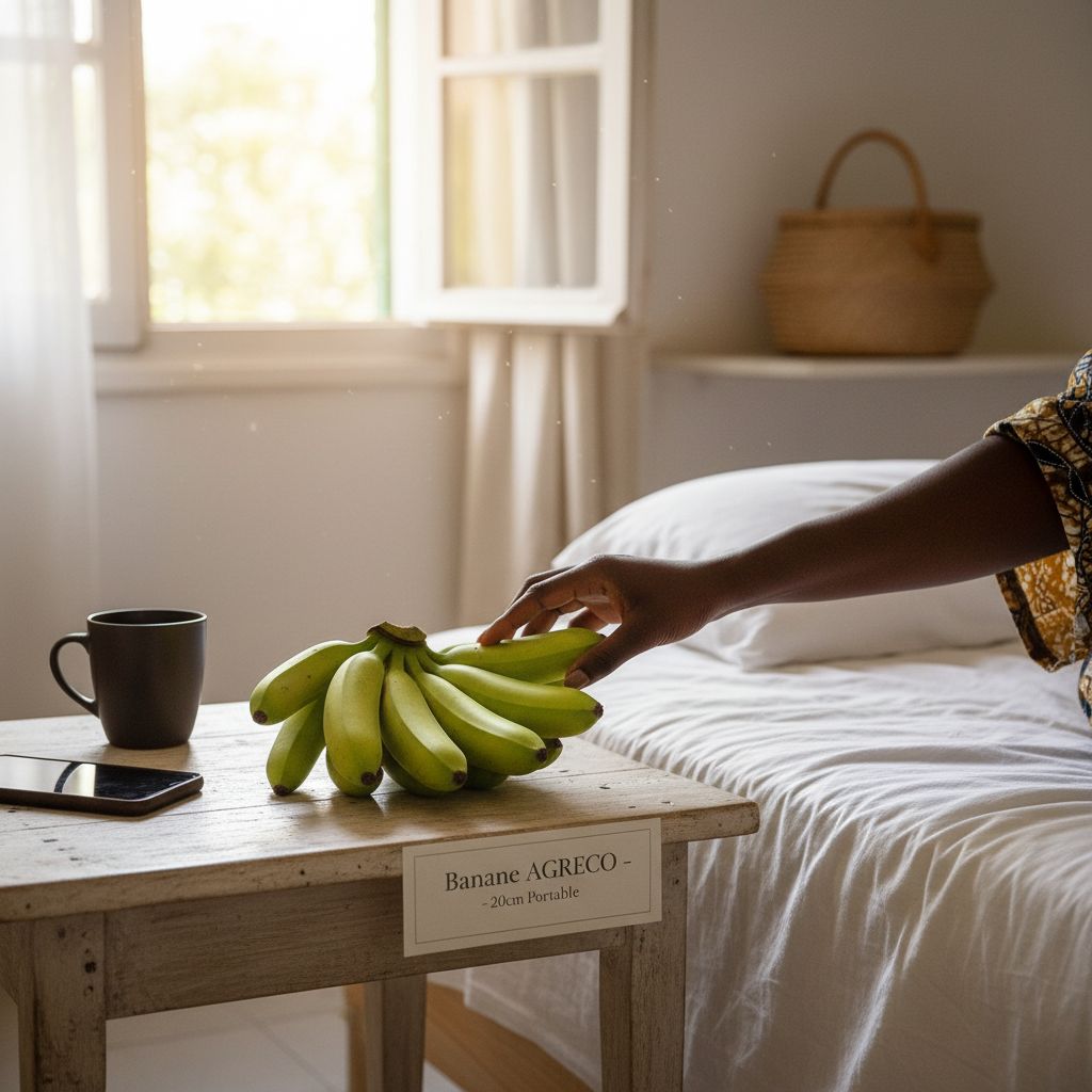 Banane verte fraîche AGRECO – Acheter gros régime bio en ligne 20KG