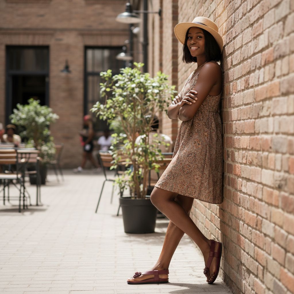 Chaussures à talon femme Padame cuir bordeaux, élégantes et confort été