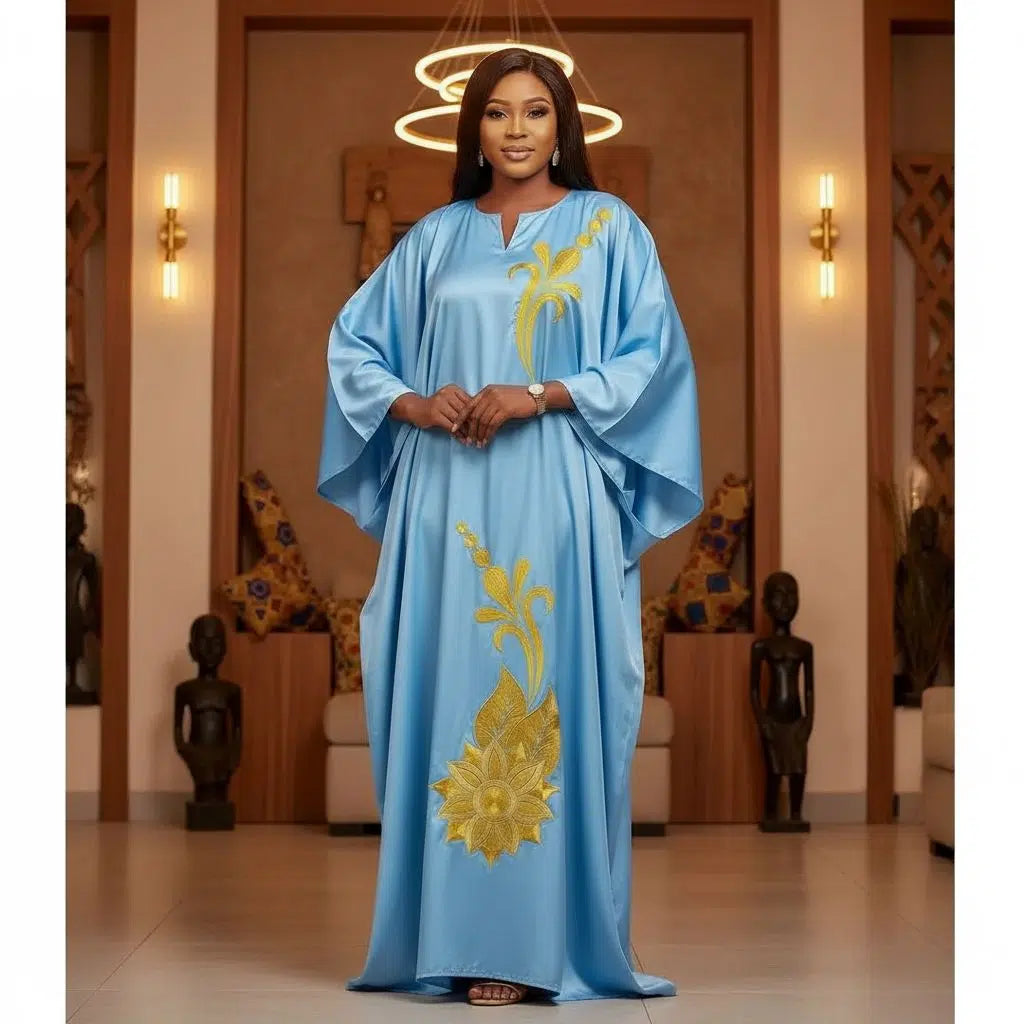 robe de cérémonie femme bleu AGHATA