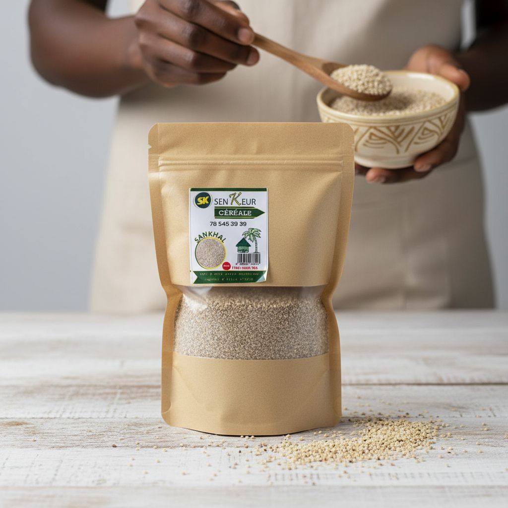 Sankhal Céréales Artisanales Bio – Céréales Naturelles Sénégalaises 500g