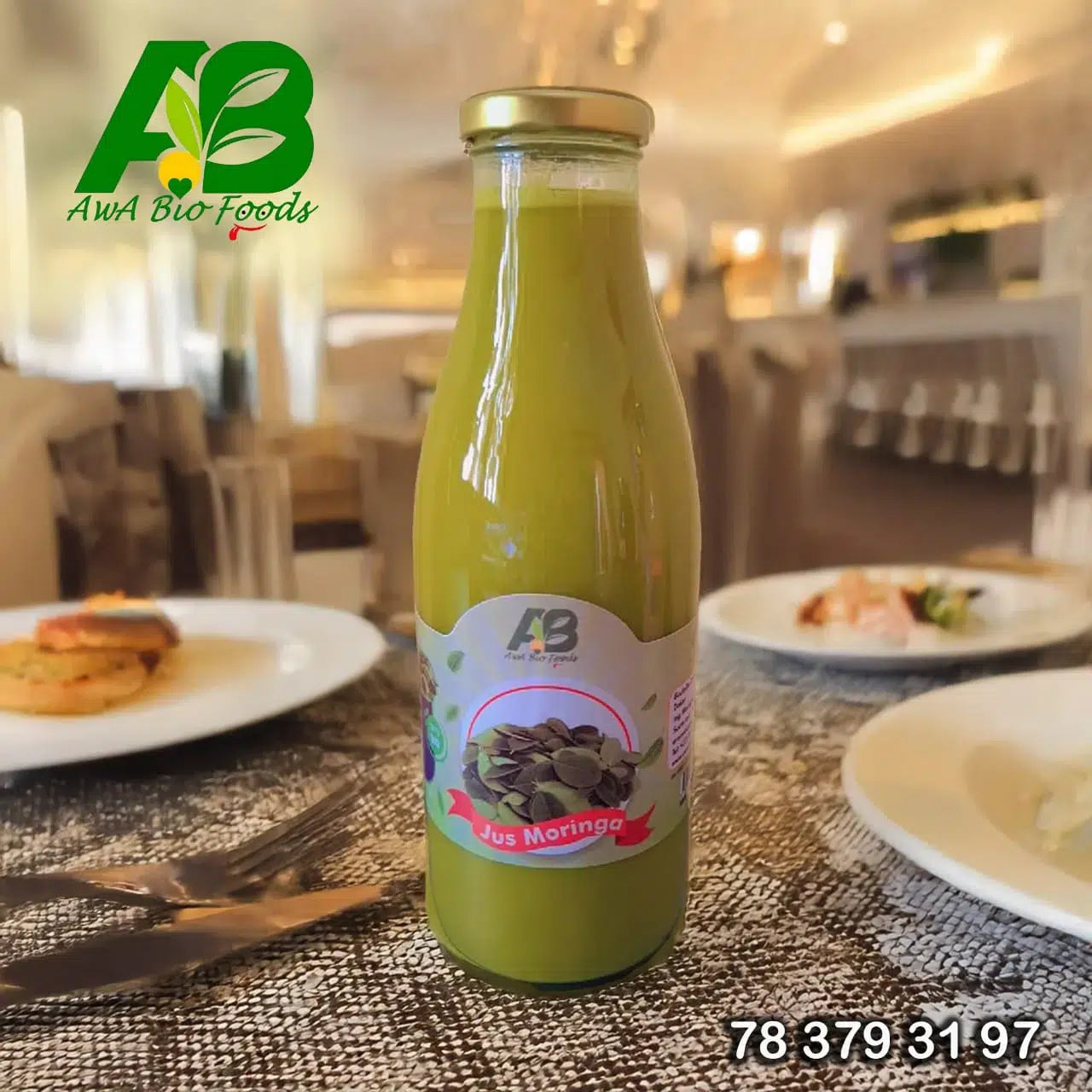 Jus Moringa Bio 1L - Vitalité Naturelle en Bouteille Écologique