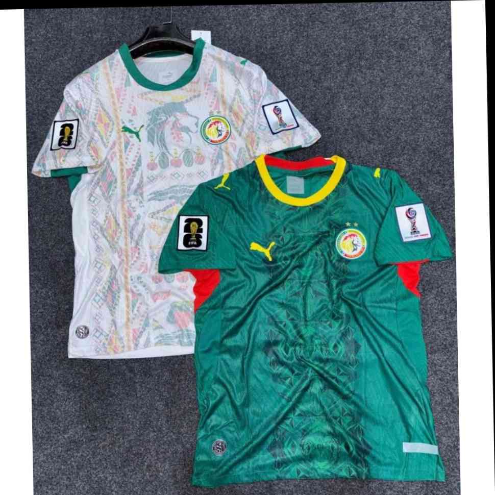 Maillot football Sénégal femme et homme, vert ou blanc – Officiel, sport et confort