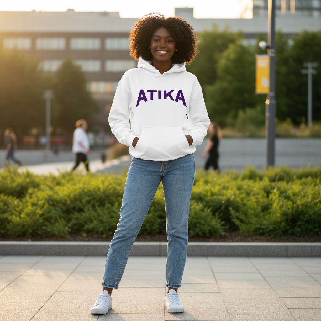 Tshirt unisexe blanc et violet en coton éco (Taille XL)