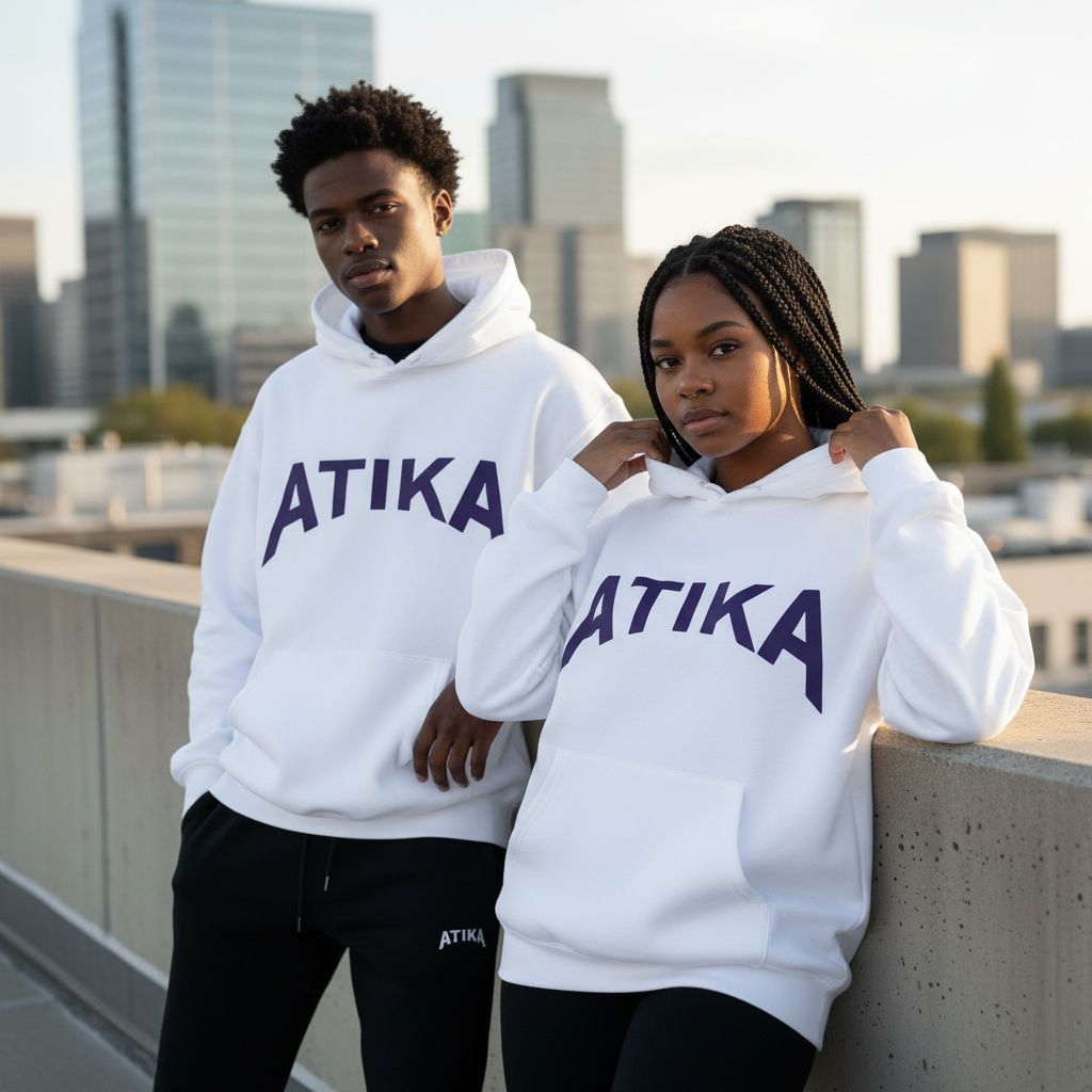 Tshirt unisexe blanc et violet en coton éco (Taille XL)