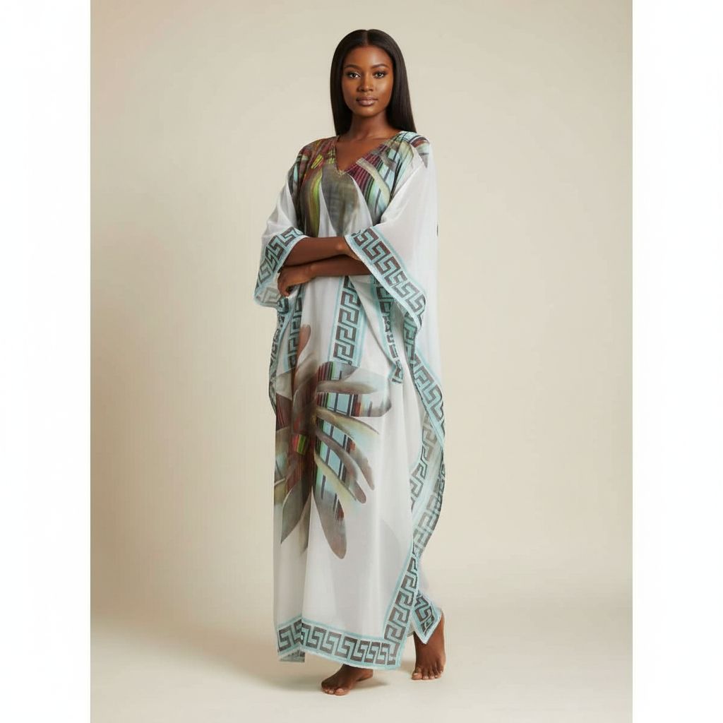 Tunique femme avec poches en chiffon crêpe, ample et chic, multi-tailles