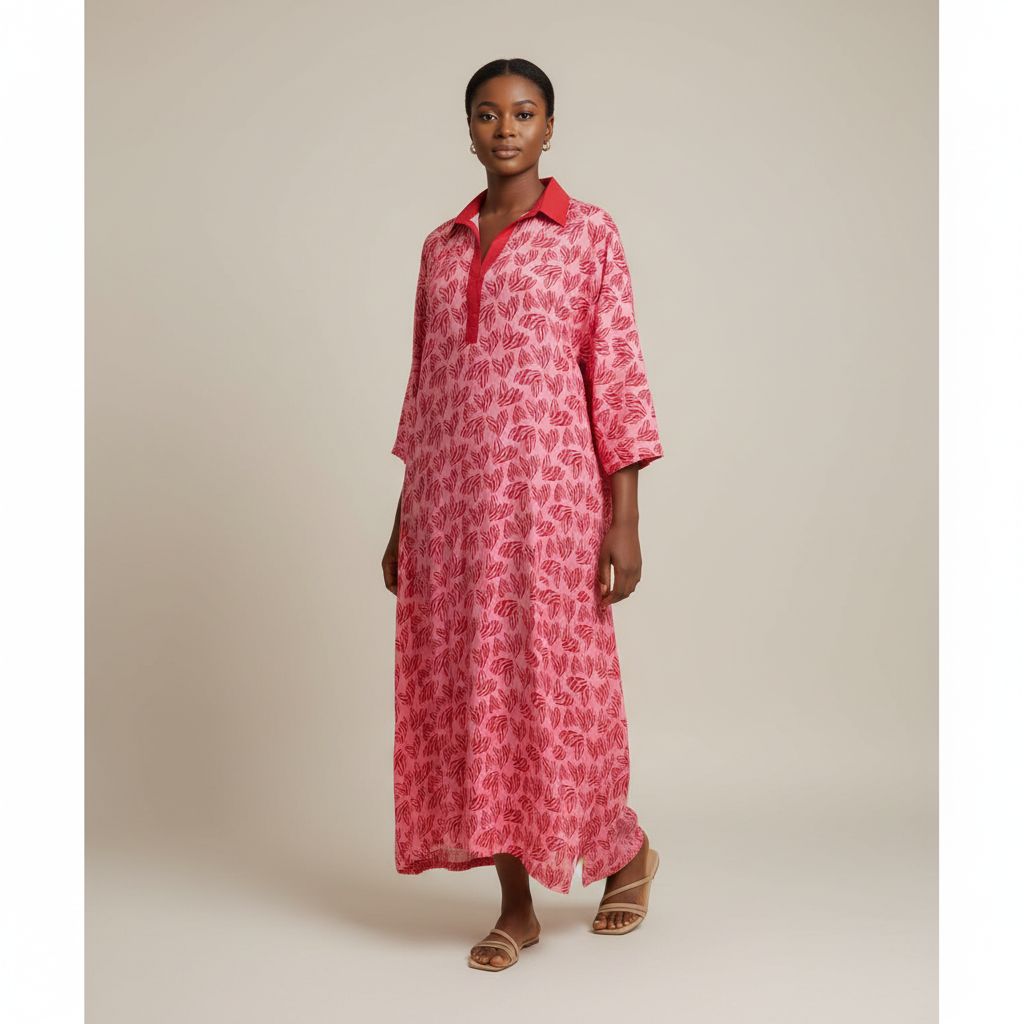Tunique longue femme ample XL, manches 3/4, chic bohème été