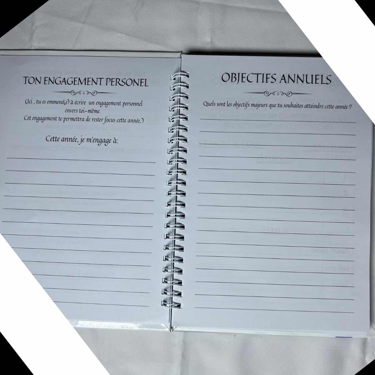 carnet d'organisation élégant pour une productivité maximale